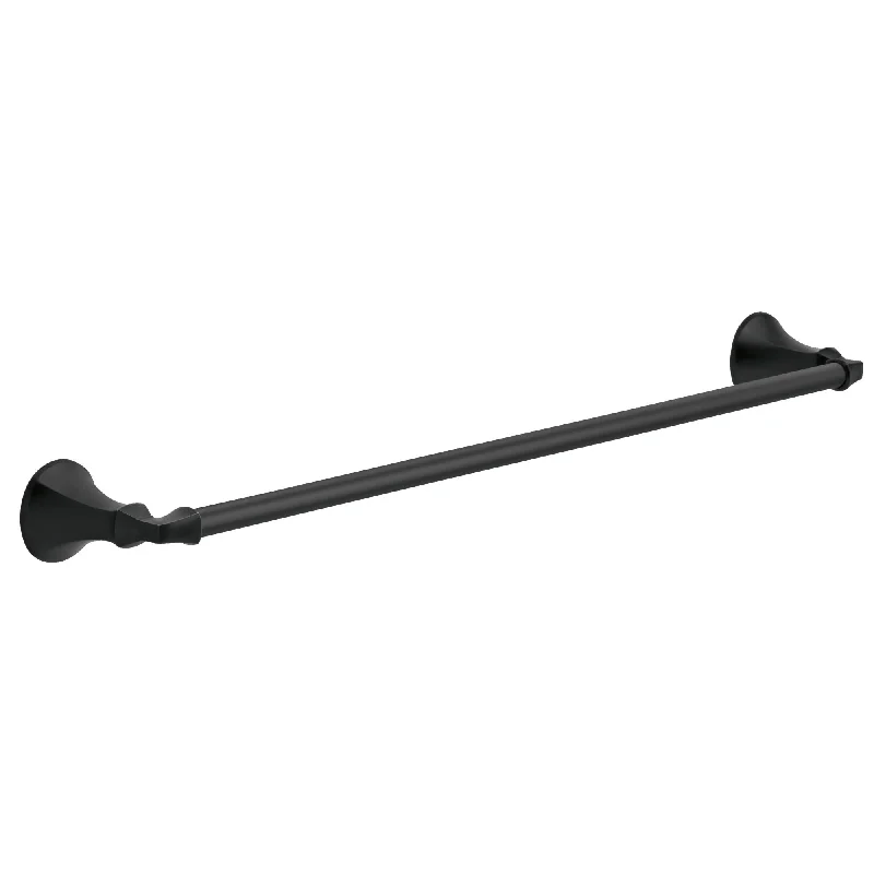 Delta Ashlyn Matte Black Finish Single Towel Bar 24" D76424BL