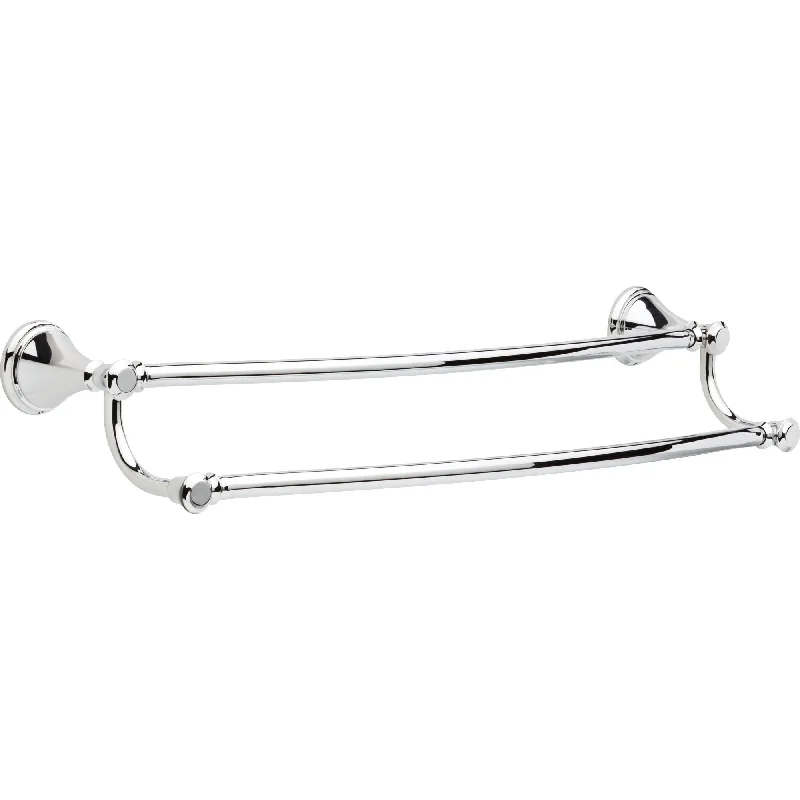 Delta Cassidy Bathroom Accessory Chrome 24 inch Double Towel Bar 638728