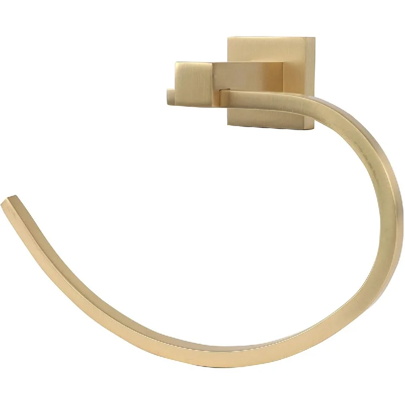 Dyconn Faucet Vienna Series Bathroom Towel Ring in Gold