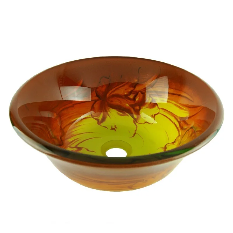 Fontaine Daffodil Glass Vessel Sink