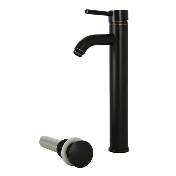 Fontaine Ultime Oil-rubbed Bronze European Vessel Sink Faucet and Drain Set