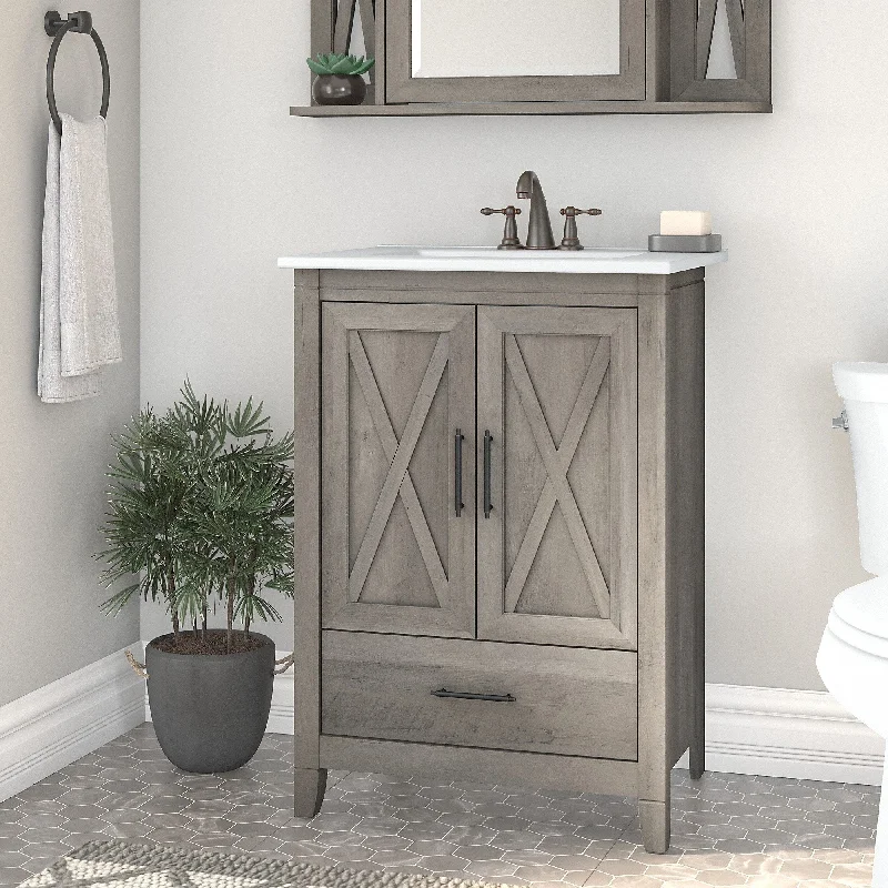 Key West 24W Bathroom Vanity with Sink by Bush Furniture