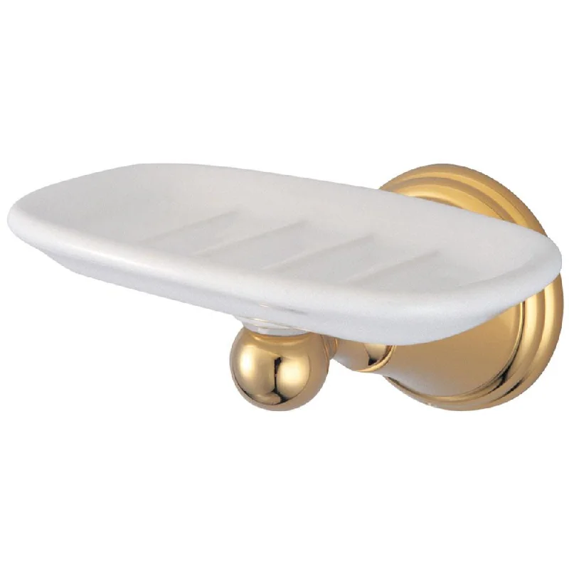 Kingston Brass Silver Sage Polished Brass Wall Mounted Soap Dish BA2975PB