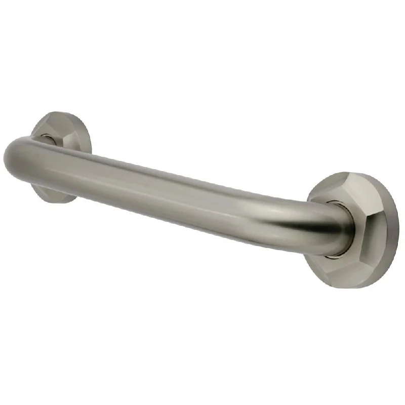 Kingston Grab Bars - Satin Nickel Metropolitan 12" Decorative Grab Bar DR714128