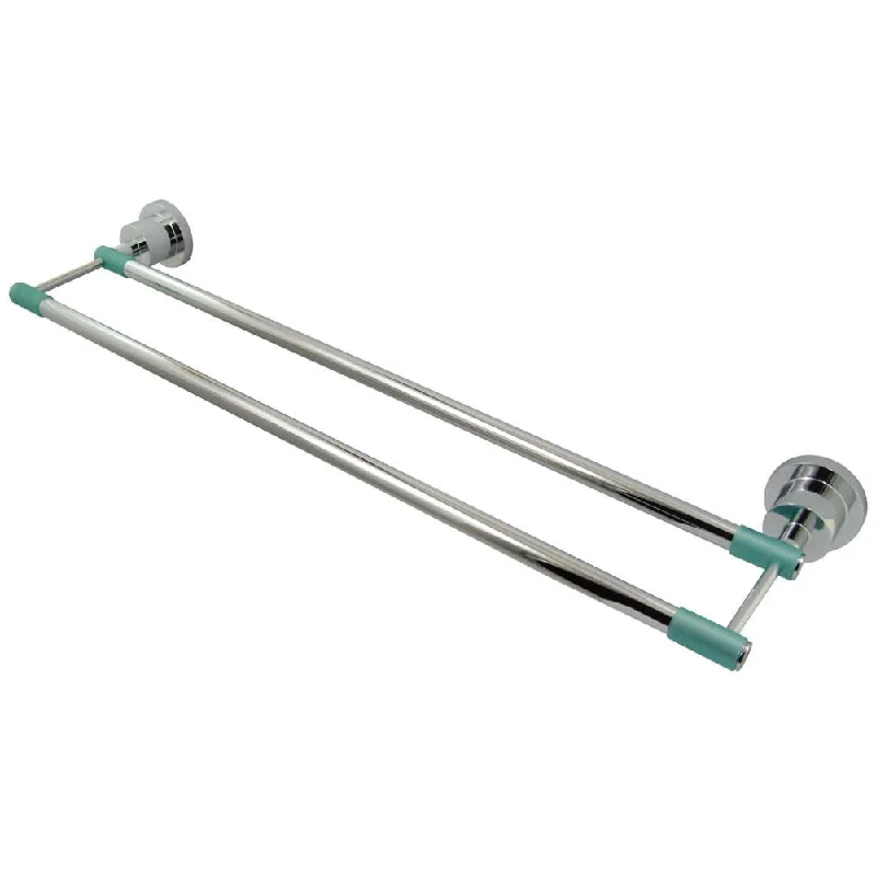 Kingston Green Eden Chrome Bathroom Accessory: 24" Double Towel Bar BA8213CDGL