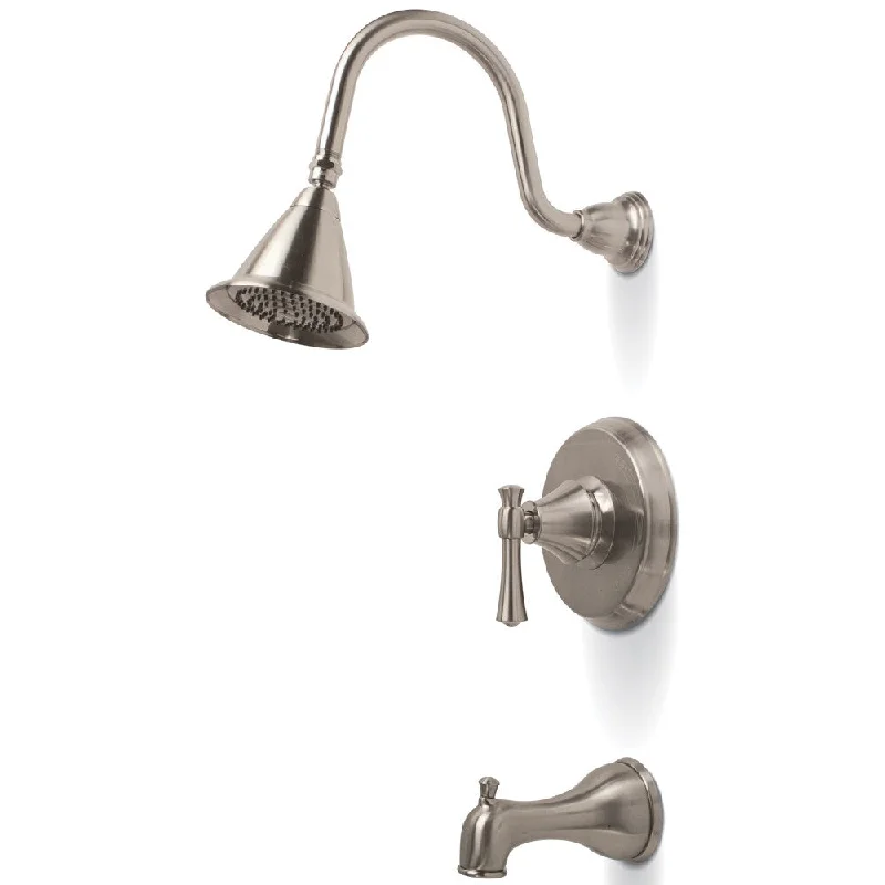 Premier Torino Single-Handle Brushed Nickel Tub and Shower Faucet