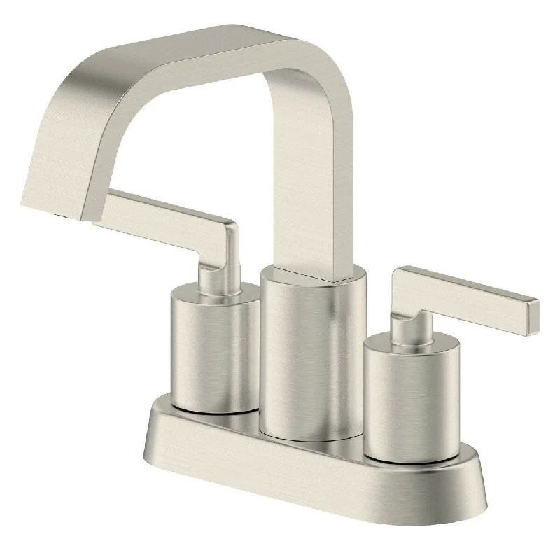 Saint-Lazare 4 in. Centerset Bathroom Faucet in Brushed Nickel