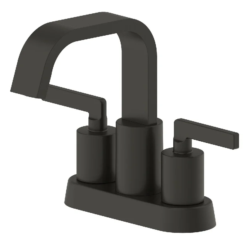 Saint-Lazare 4 in. Centerset Bathroom Faucet in Matte Black