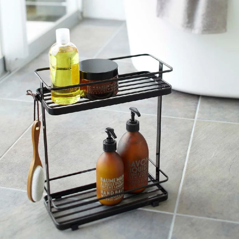 Tower White/ Black Bath Rack by Yamazaki Home