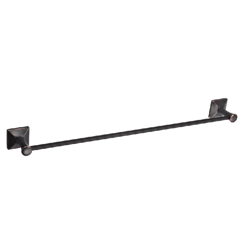 Ultra Faucets UFA11025 24" Oil Rubbed Bronze Transitional Towel Bar