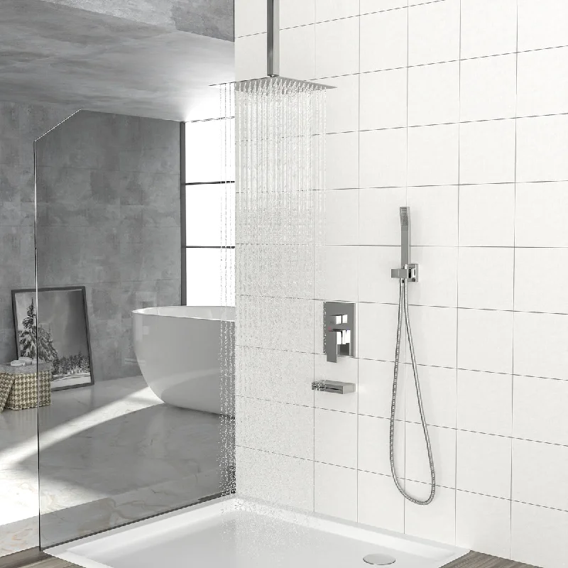 Waterfall Tub Spout Wall Mounted Shower Faucet