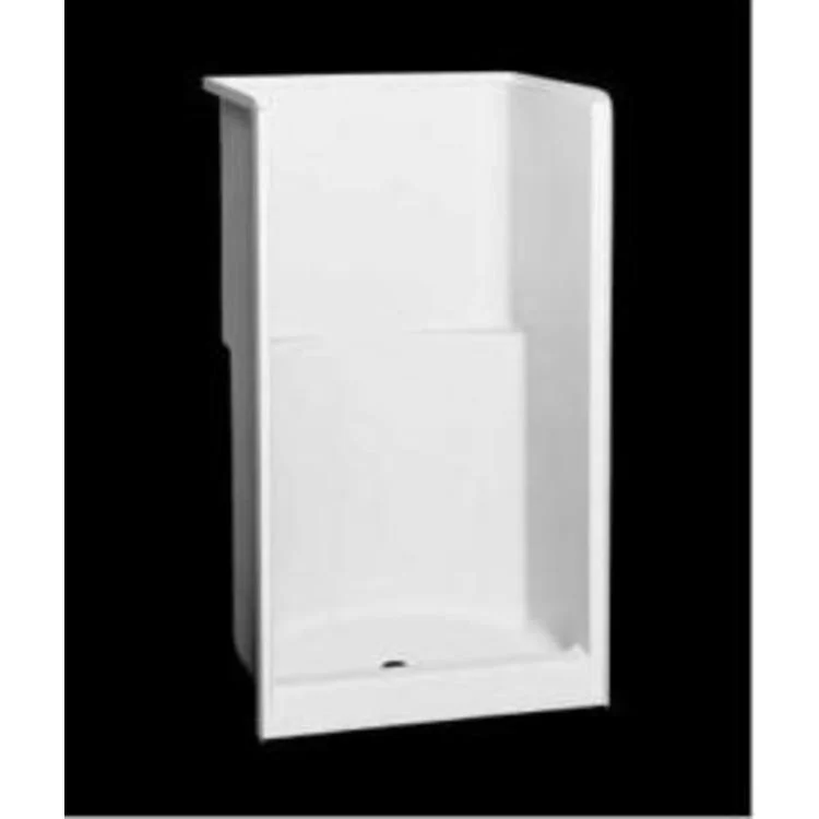 Shower Module 42 Inch AcrylX White 1 Pieces 3-3/8 Inch Center Opening