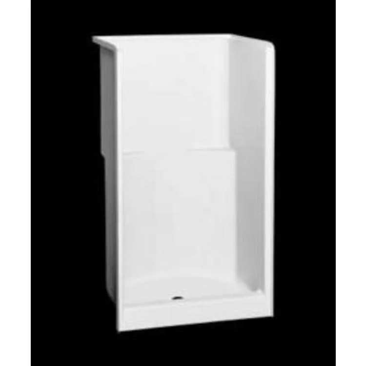 Shower Module 48 Inch AcrylX Bone 1 Pieces Alcove 3-3/8 Inch Center Opening