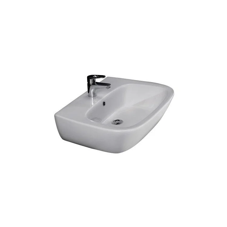 Lavatory Sink Elena 450 Wall Hung 17-3/4 Inch 6 Inch Spread White