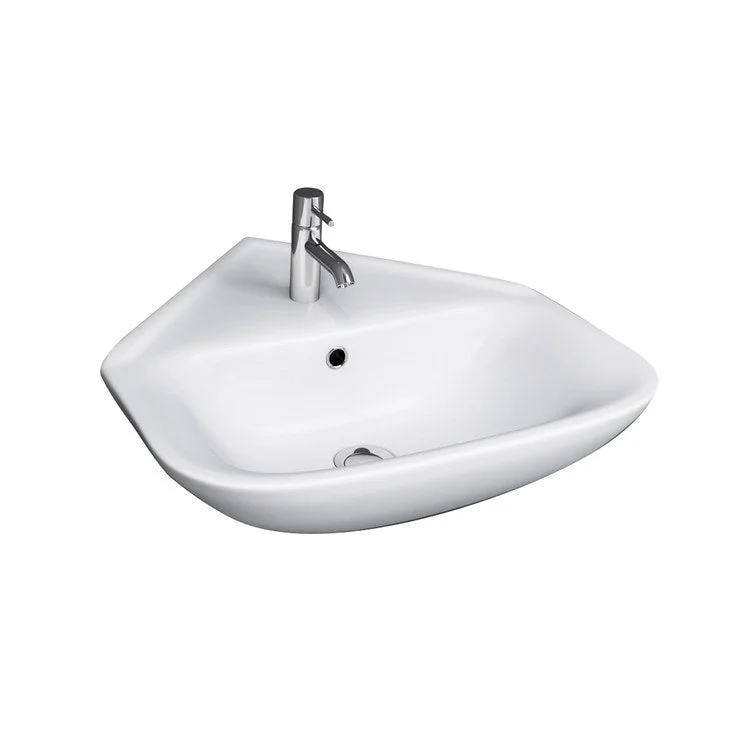 Lavatory Sink Eden 450 Wall Hung 17-3/4 Inch White