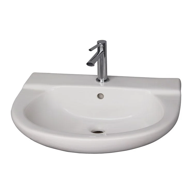 Lavatory Sink Jayden Wall Hung 18 Inch White