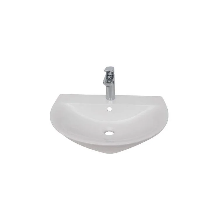 Lavatory Sink Morning 650 Wall Hung 21-1/4 Inch White