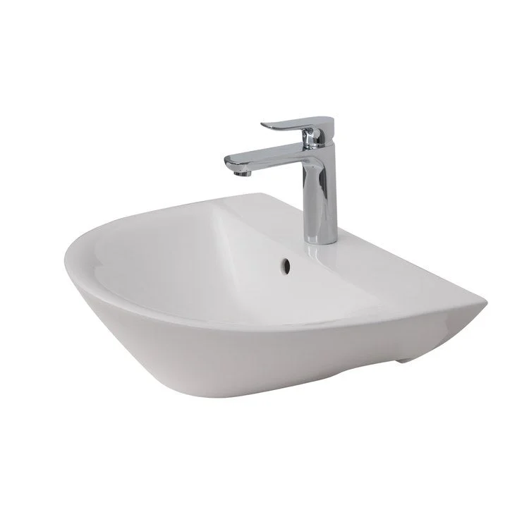 Lavatory Sink Morning 550 Wall Hung 16-7/8 Inch White