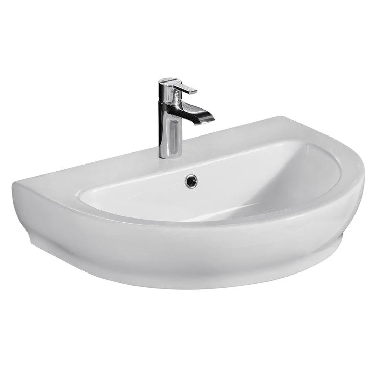 Lavatory Sink Harmony 800 Wall Hung 31-1/2 Inch White