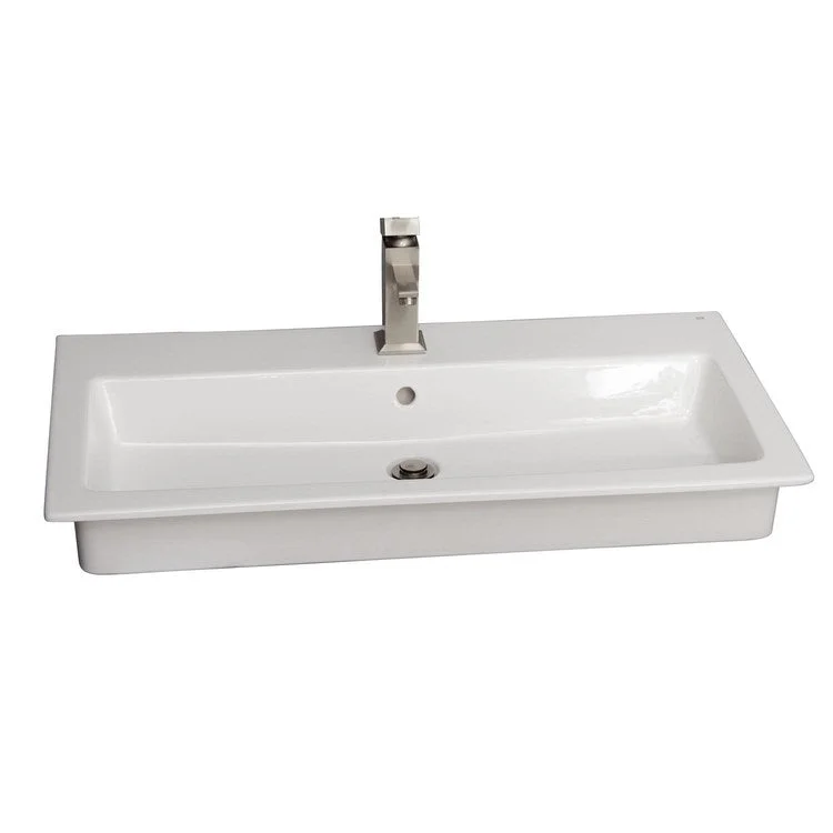 Lavatory Sink Harmony Drop In 35 Inch White