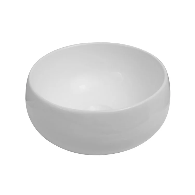 Vessel Killian Above Counter Round 12 Inch White Vitreous China