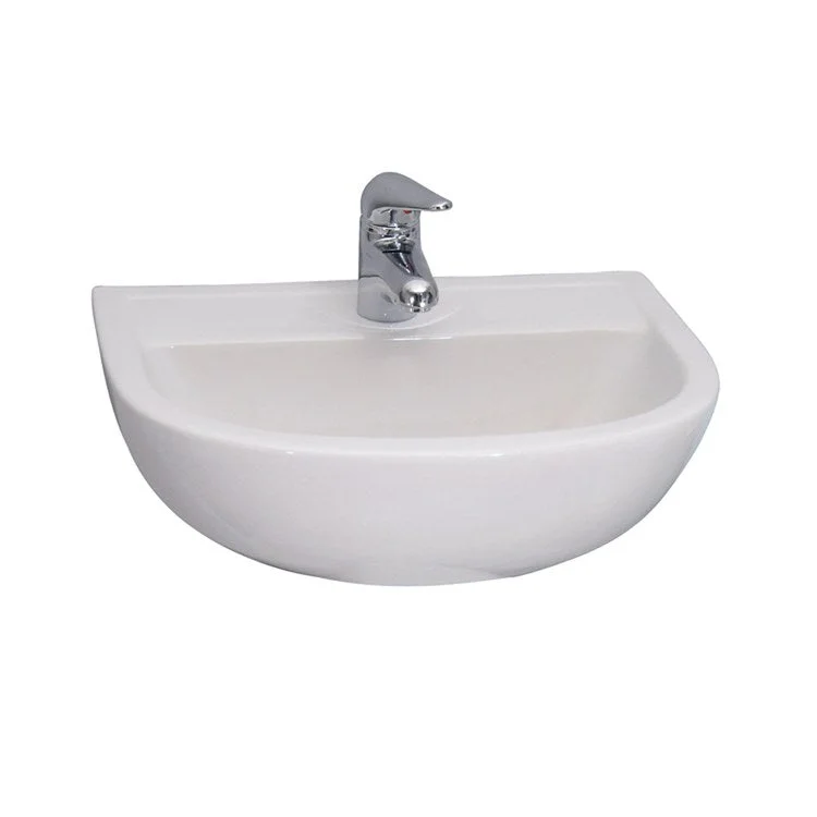 Lavatory Sink Compact 450 Wall Hung 17-3/4 Inch White