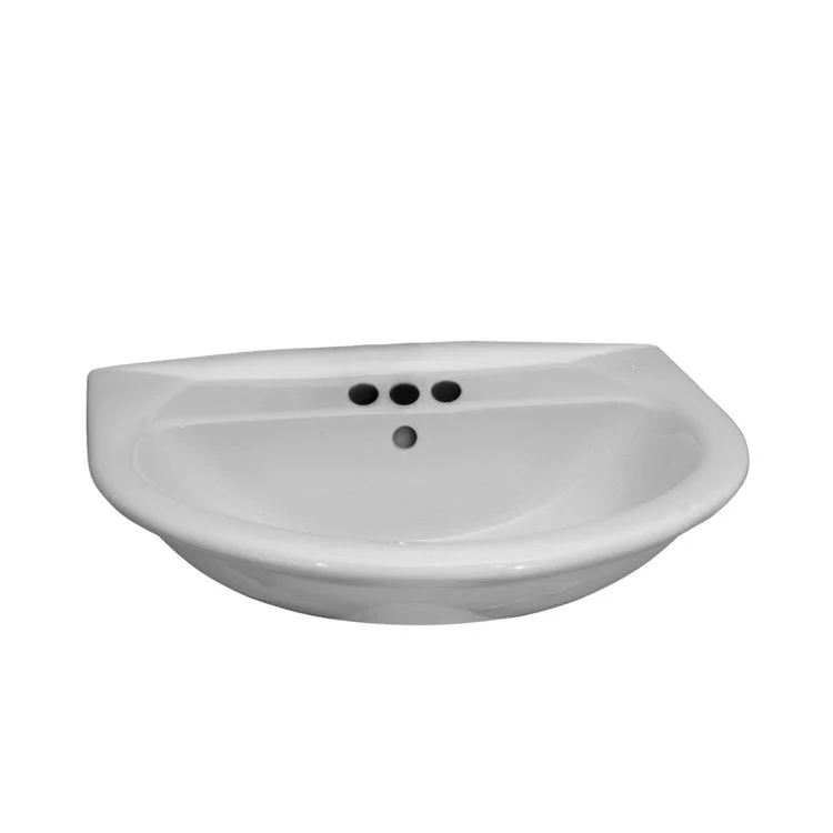 Lavatory Sink Karla 505 Wall Hung 20 Inch 4 Inch Spread White