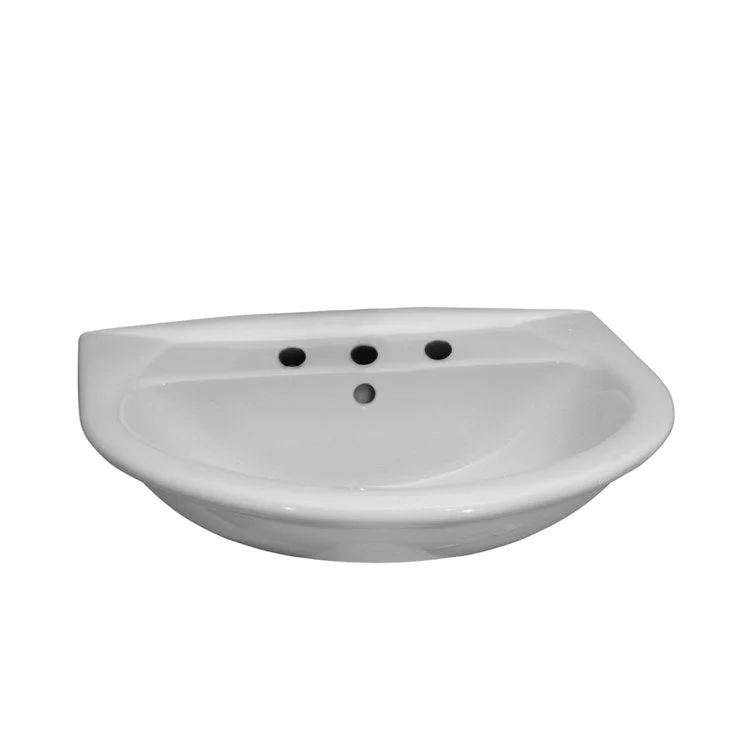 Lavatory Sink Karla 505 Wall Hung 20 Inch 8 Inch Spread White