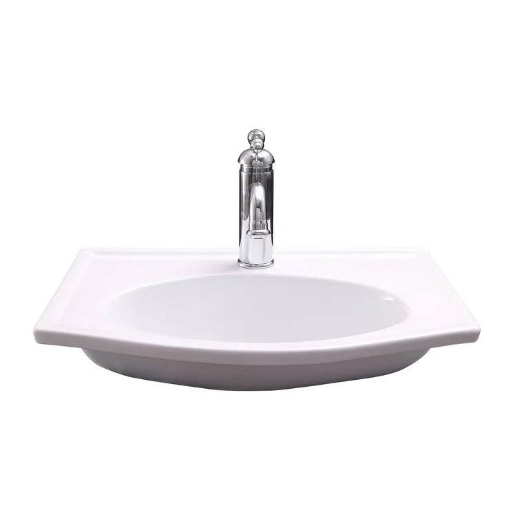 Lavatory Sink Carlisle Wall Hung 20 Inch White