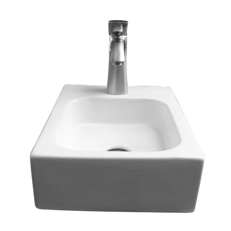 Lavatory Sink Gatson Wall Hung 16 Inch Rectangle White