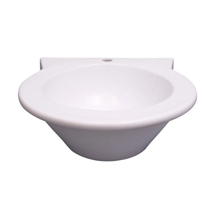 Lavatory Sink Levine Wall Hung 19-3/4 Inch White