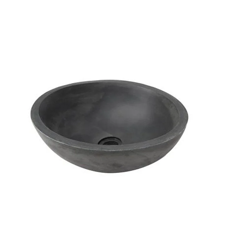 Vessel Caspar Small Oval 16-5/8 Inch Dusk Gray Concrete