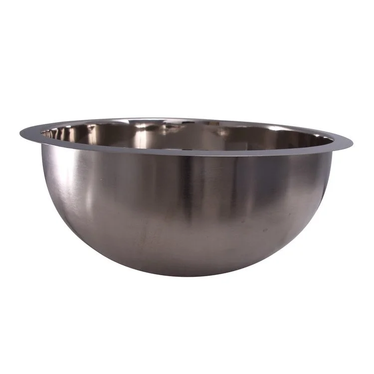 Lavatory Bowl Arisbel Single Bowl 18 Inch Polished Nickel 7-5/8 Inch