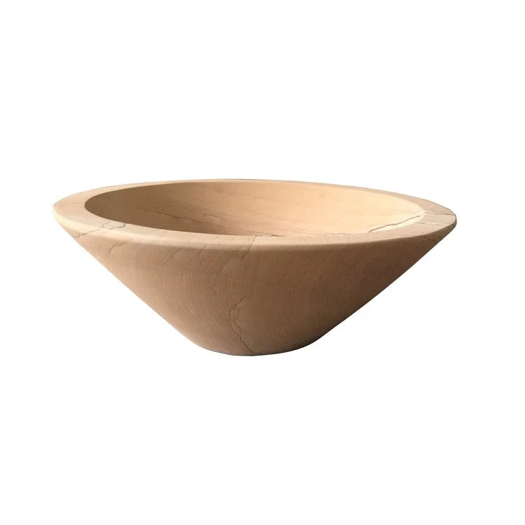 Vessel Laila Conical 17 Inch Sandstone