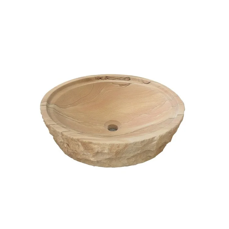 Vessel Mesquite Round 18 Inch Sandstone