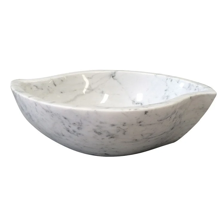 Vessel Canim 16 Inch Carrara Marble