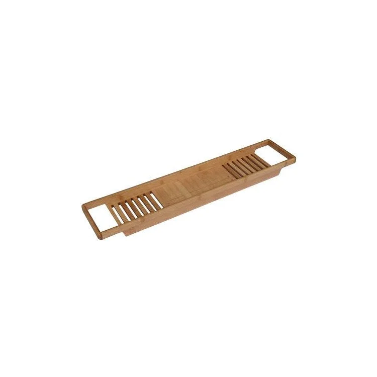 Tray Caddy Shelf 29 Inch Bamboo