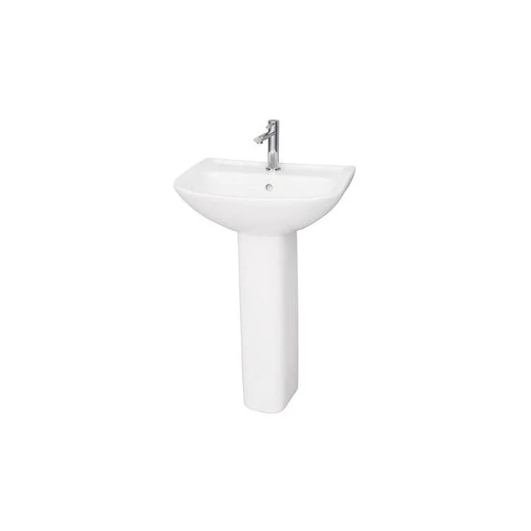 Pedestal White Lara Lavatory Vitreous China for B/3-121 & B/3-128 Basins