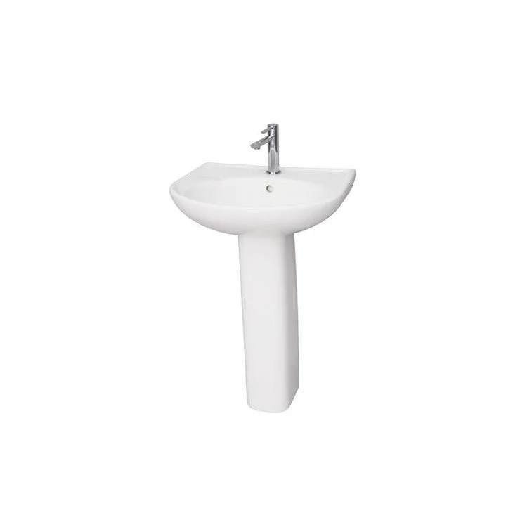 Pedestal White Cynthia Lavatory Vitreous China