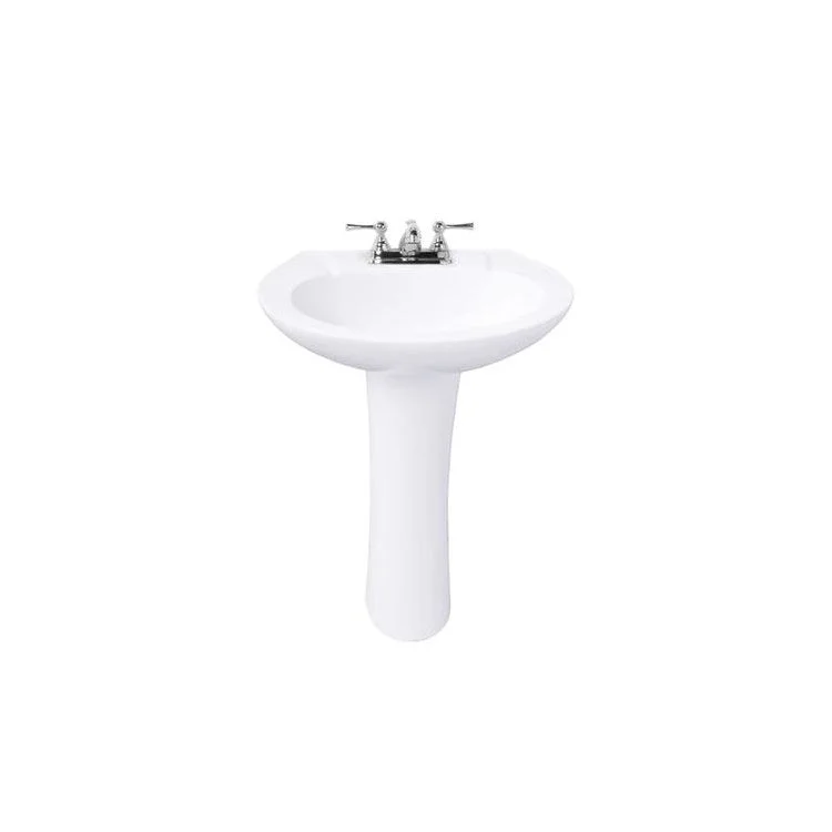 Pedestal White Hampshire 450 Vitreous China for B/3-201