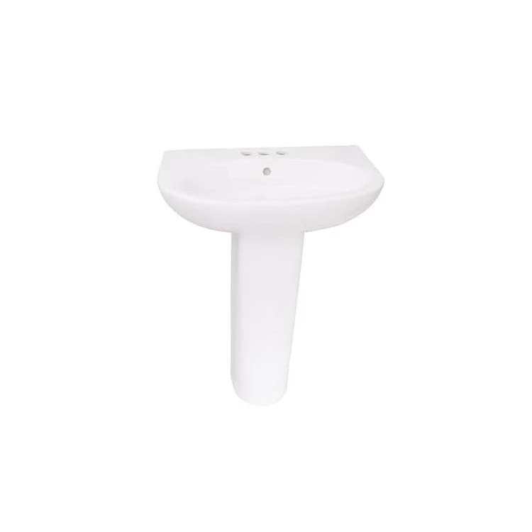 Pedestal White Infinity Vitreous China