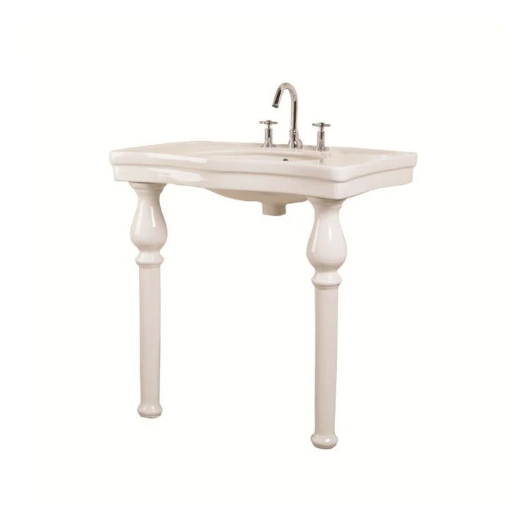 Pedestal 27-5/8 Inch Bisque Milano Vitreous China