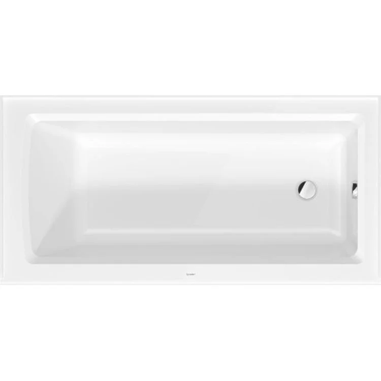 Soaking Tub Architec 60 x 30 Inch Above Floor Rough Right Drain White ADA