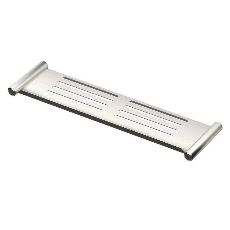 Shelf Elegant Shower Shelf Brushed Nickel 19 Inch Stainless Steel