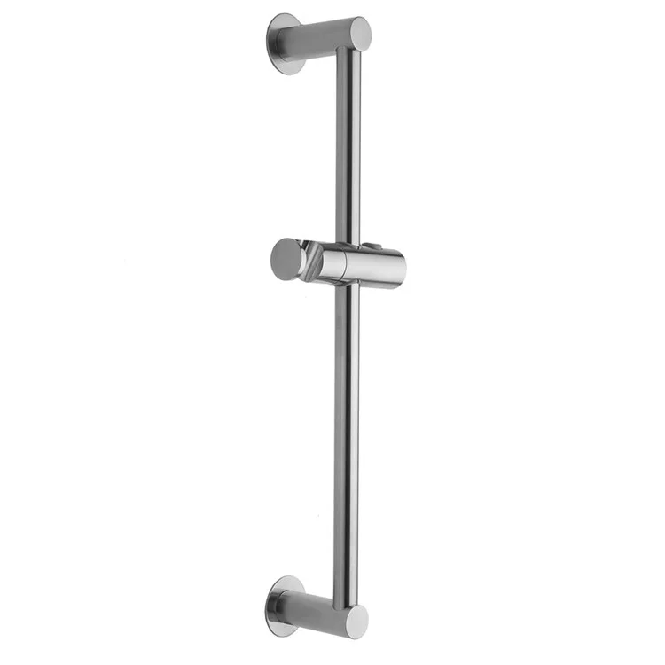 Wall Bar Contemporary Slim Caramel Bronze 24 Inch Includes Adjustable Handshower Angle and Push Button Slider Brass