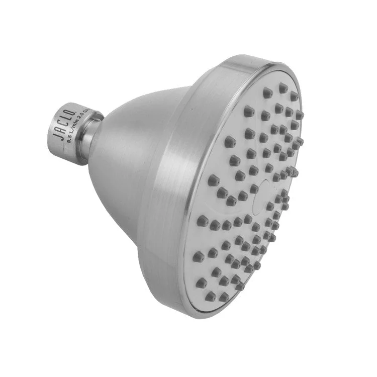 Showerhead Showerall 1 Function Matte Black 4 Inch 2.0 Gallons per Minute Full Rain/Easy Clean