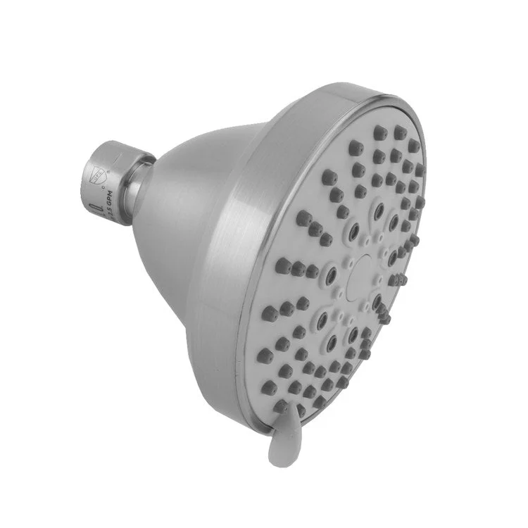 Showerhead Showerall 6 Function Polished Nickel 4 Inch 1.75 Gallons per Minute Full Rain/Full Rain Massage/Massage/Nebulizing Mist/Nebulizing Mist Full Rain/Pause Control/Easy Clean