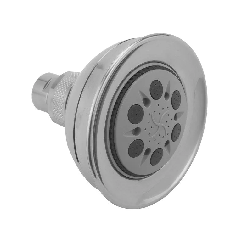 Showerhead Ambra II 5 Function Satin Brass 3 Inch 1.75 Gallons per Minute Full Rain/Full Rain Massage/Massage/Power Rain/Power Spray