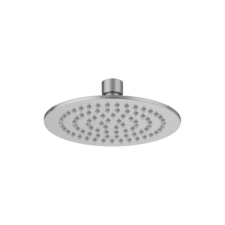 Showerhead Rain Machine 1 Function Round Satin Brass 6 Inch 1.75 Gallons per Minute Full Rain/Easy Clean