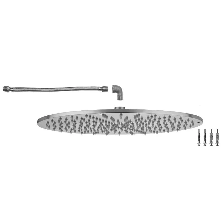 Showerhead Rain Machine 1 Function Round Flush Mount Vintage Bronze 16 Inch 1.75 Gallons per Minute Full Rain/Easy Clean